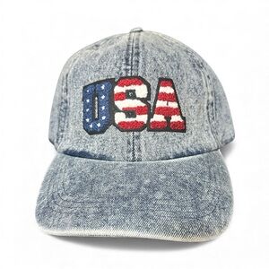 David and Young Blue Denim Cap - NWT